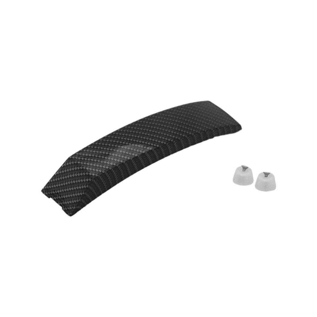 Cresta Parafango Vespa (tipo largo) PX Arcobaleno - LML Carbonio Nero Lucido