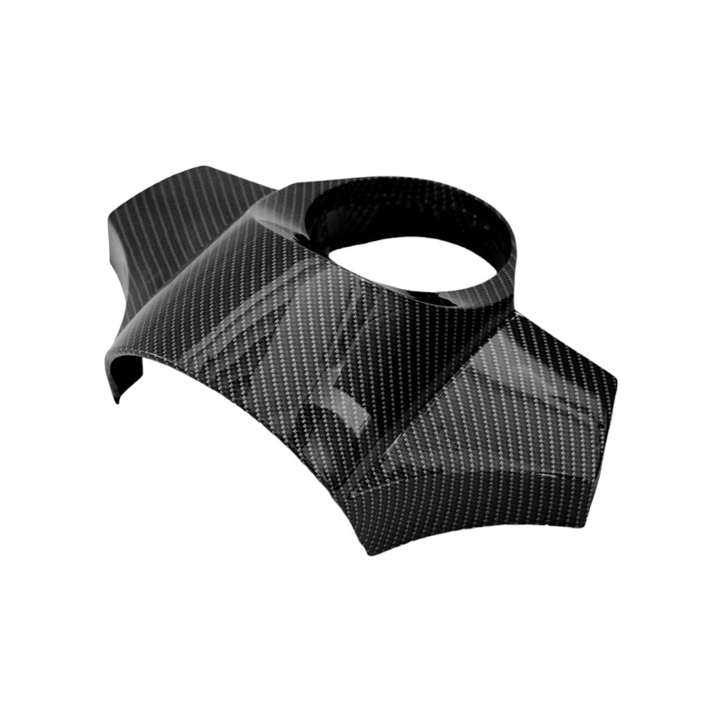 Coperchio Manubrio - Coprimanubrio Vespa PX Arcobaleno Carbonio Nero Lucido