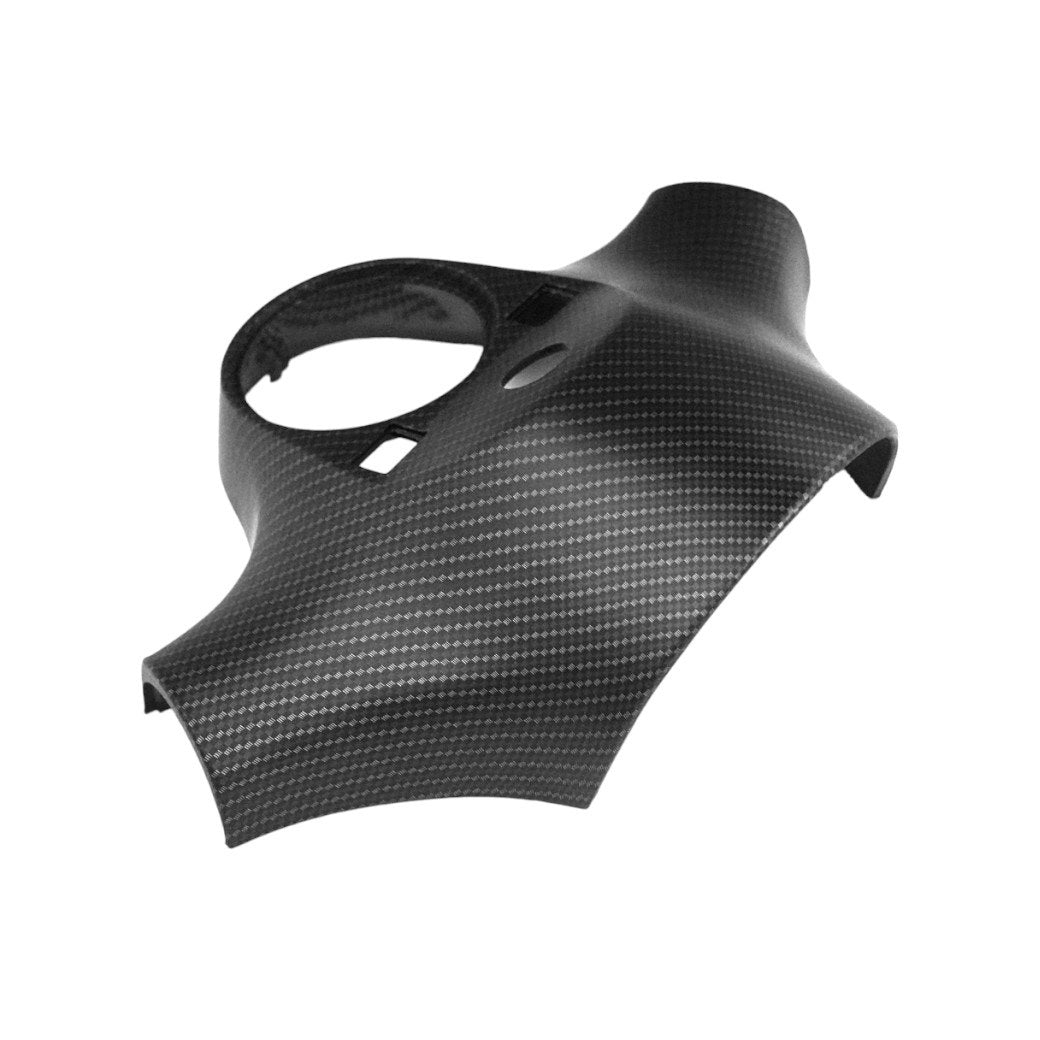 Coperchio Manubrio - Coprimanubrio Vespa PX I° Serie Carbonio Nero Opaco