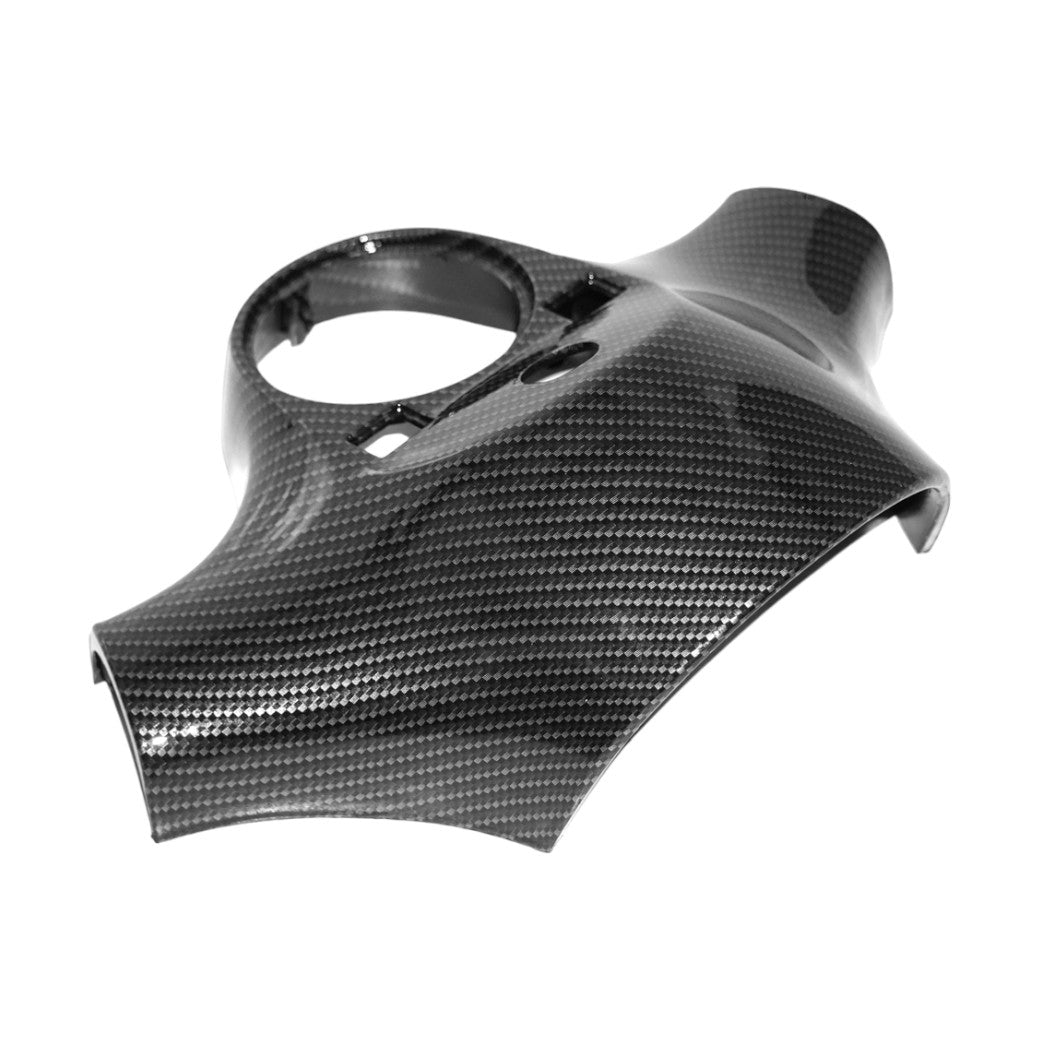 Coperchio Manubrio - Coprimanubrio Vespa PX I° Serie Carbonio Nero Lucido