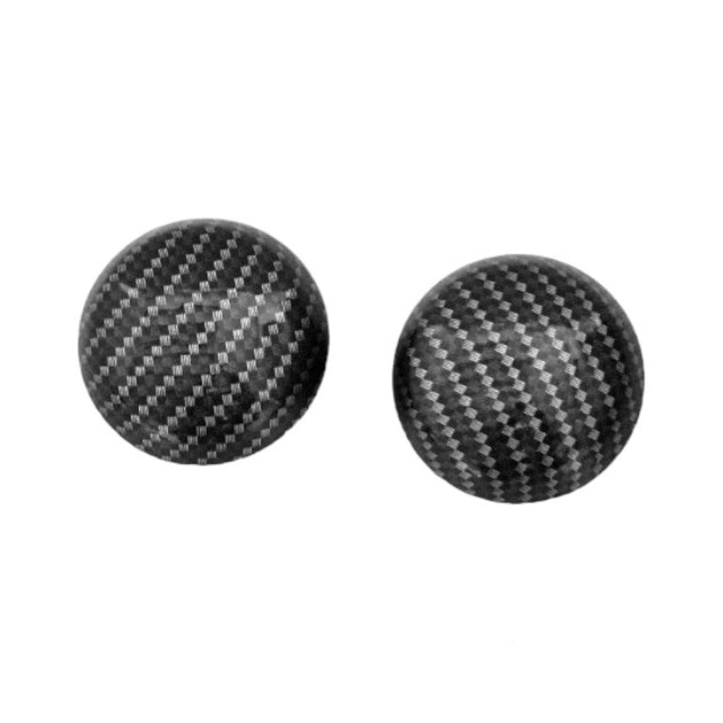 Coppia Coperchio Tappo Mozzo Tamburo Carbonio Lucido Vespa TUTTI 50 125 ET3 PX PE