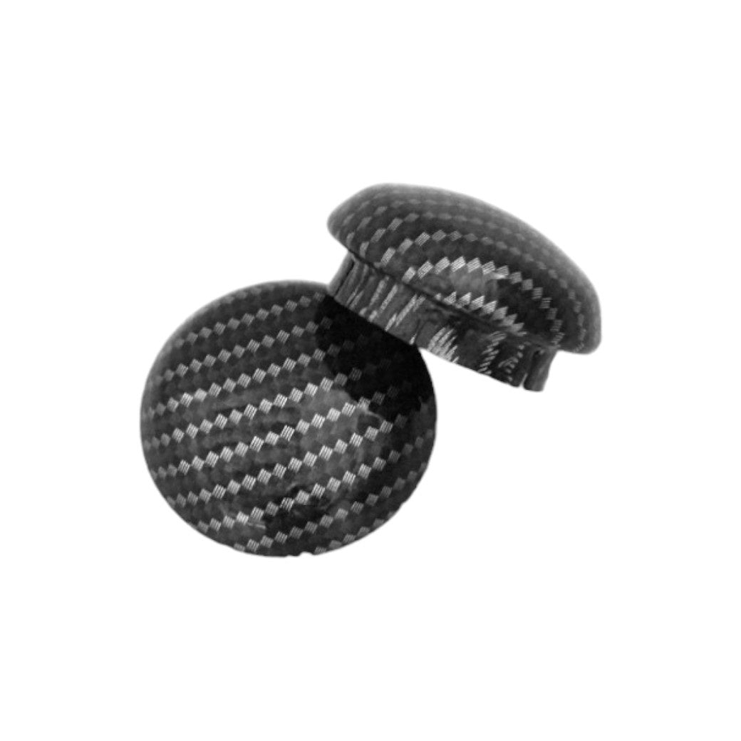 Coppia Coperchio Tappo Mozzo Tamburo Carbonio Lucido Vespa TUTTI 50 125 ET3 PX PE