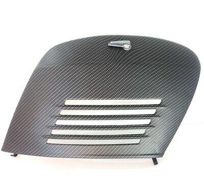 Sportello Vano Motore Vespa 50 90 125 Primavera ET3 Carbonio Nero Opaco