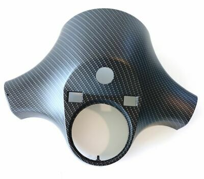 Coperchio Manubrio - Coprimanubrio Vespa PX I° Serie Carbonio Nero Opaco