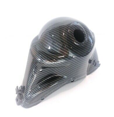 Cuffia Cilindro Motore Vespa 125 Primavera ET3 Carbonio Nero Lucido