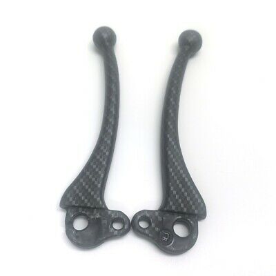 Coppia Leve Freno - Frizione Vespa PX 1 serie Carbonio Nero Opaco