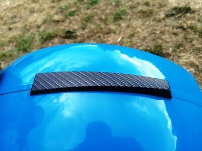 Cresta Parafango Vespa (tipo stretto) PX I°serie Carbonio Nero Opaco