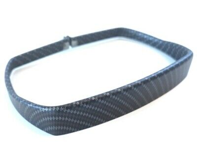 Ghiera cornice faro anteriore Vespa 50 Special Carbonio Nero Opaco
