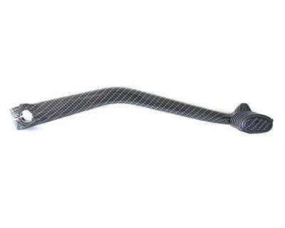 Pedale avviamento completa Vespa PX PE 125 150 200 COSA Carbonio Nero Lucido