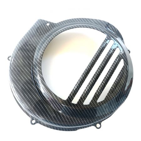 Copriventola Volano Vespa PX - LML Carbonio Nero Lucido AVVIAMENTO ELETTRICO