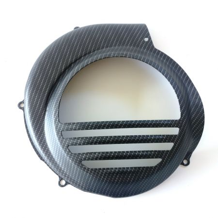Copriventola Volano Vespa PX - LML Carbonio Nero Opaco AVVIAMENTO ELETTRICO