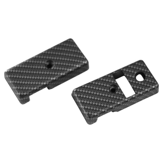 Coppia coperchi devio luci frecce Vespa PX PE 125 150 Carbonio Opaco Carbo Look